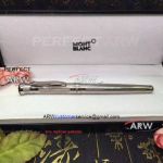 Perfect Replica Wholesale Mont Blanc Writers Edition Stainless Steel Rollerball Pen